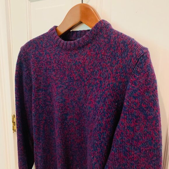 Vintage Woolrich 80s 90s Wool Knit knitted Sweater Jumper Size Large - Picture 1 of 7